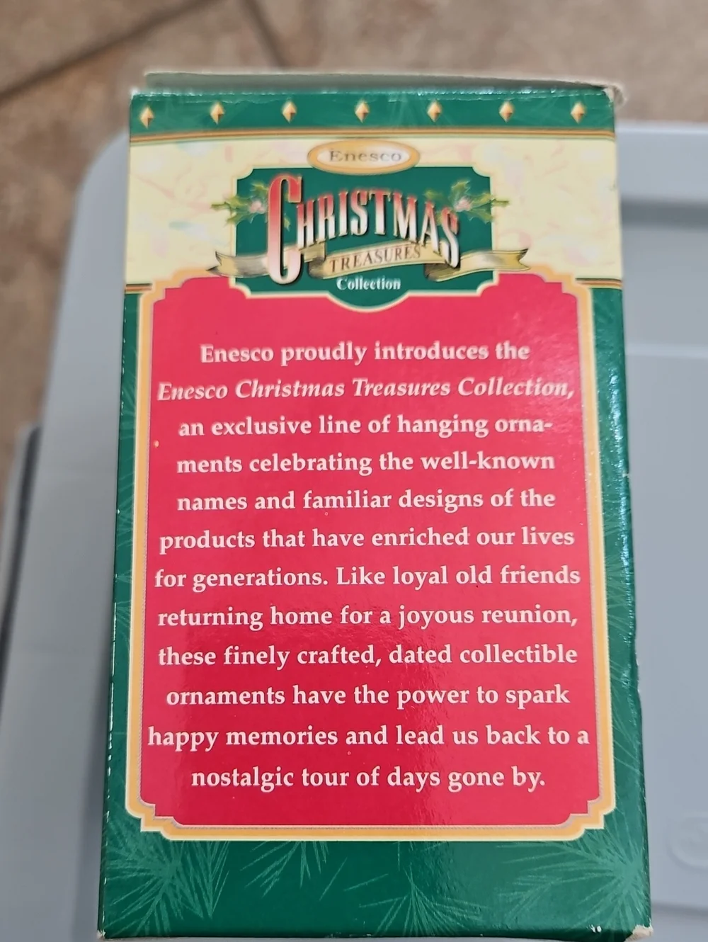 Enesco Easy Bake 1999 Green and Cream Limited Edition Holiday Ornament